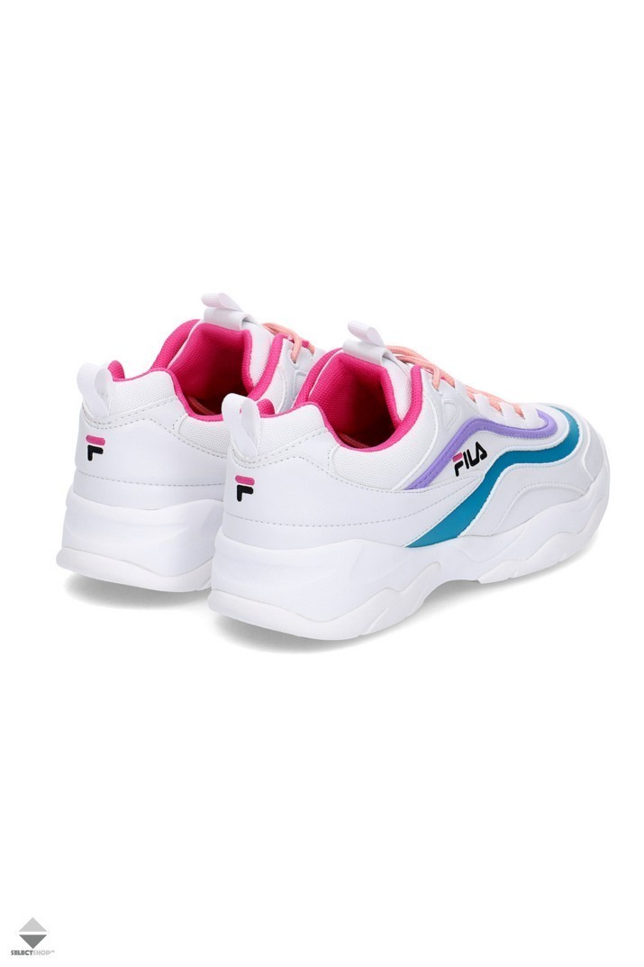 fila ray low white