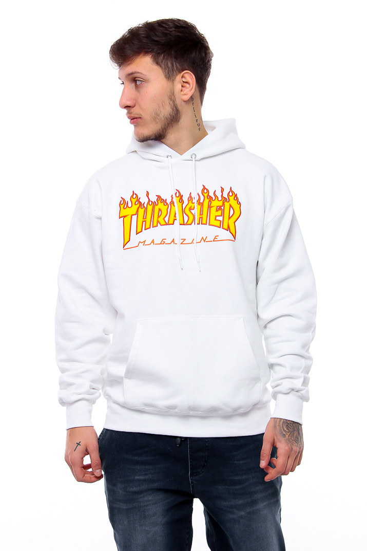 thrasher white sweatshirt
