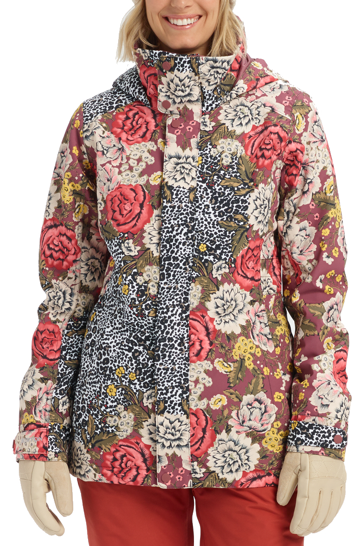 burton leopard print jacket