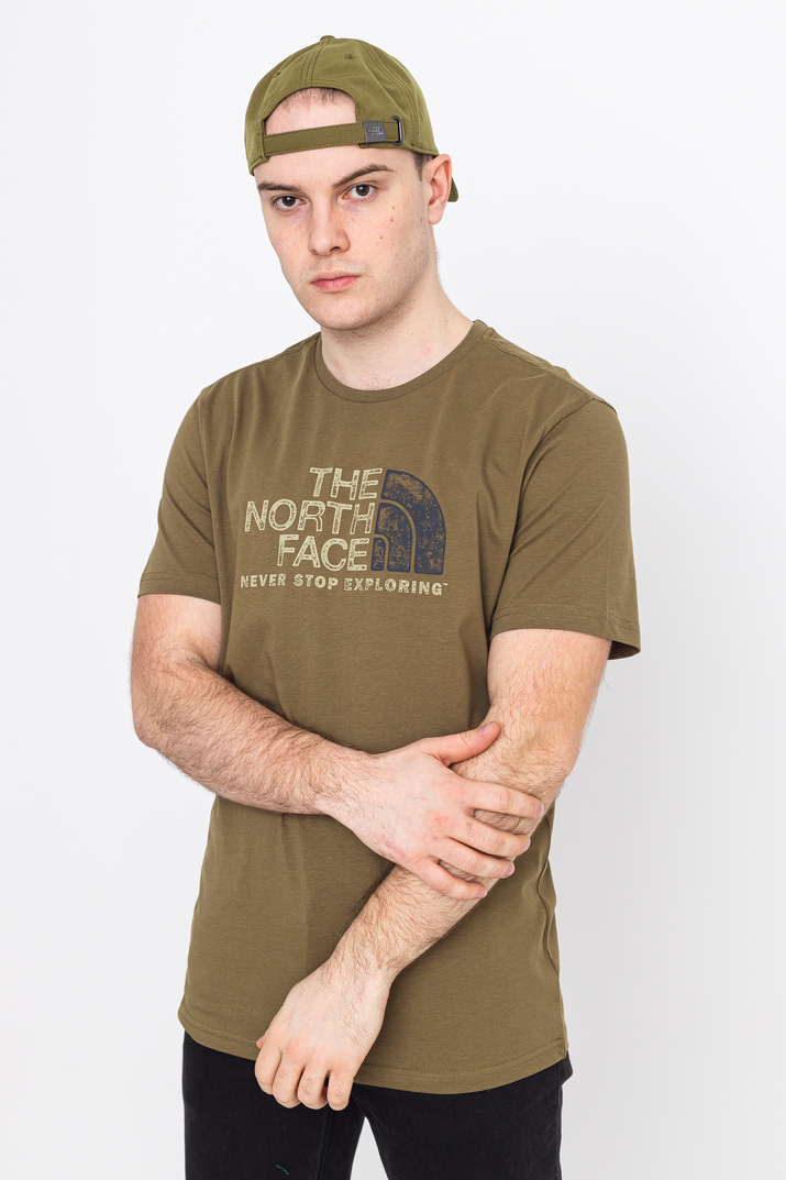 north face olive t shirt