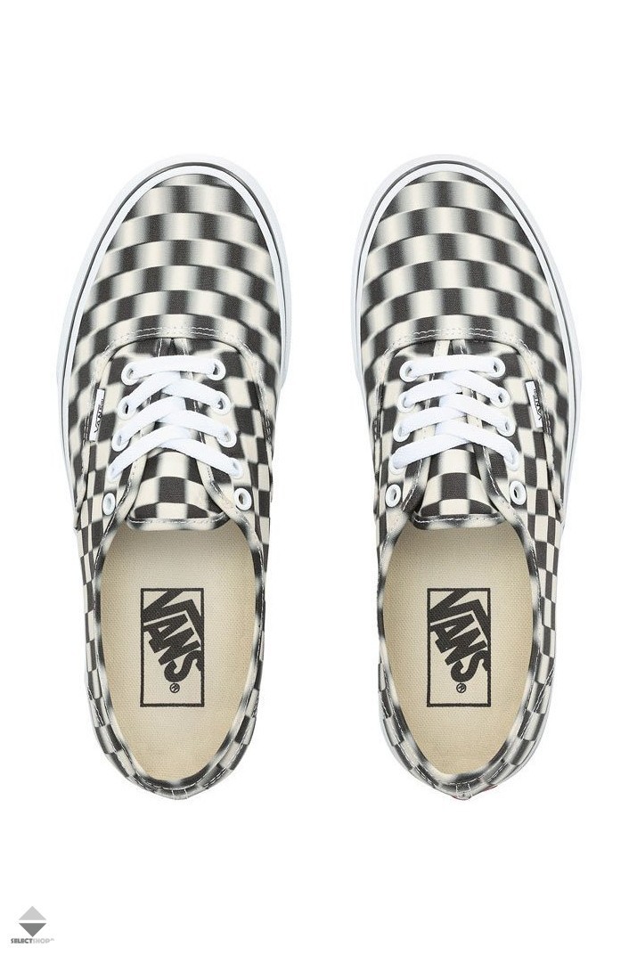 vans authentic blur checkerboard
