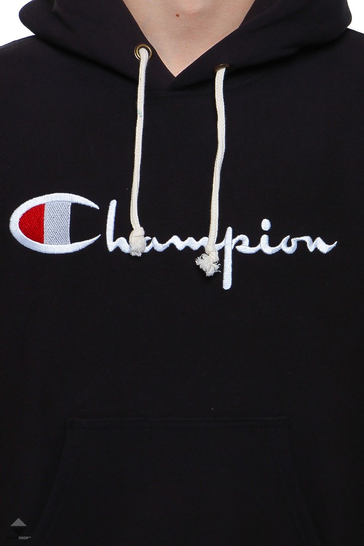 champion arm logo hoodie