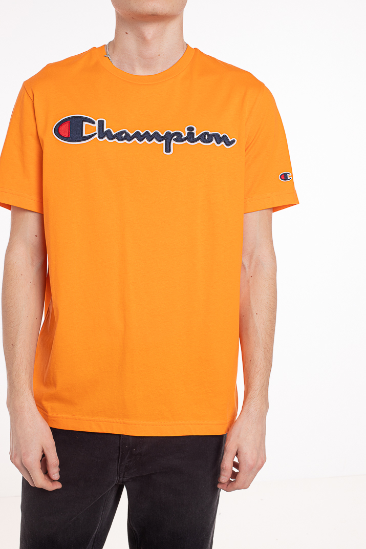 champion t shirt orange