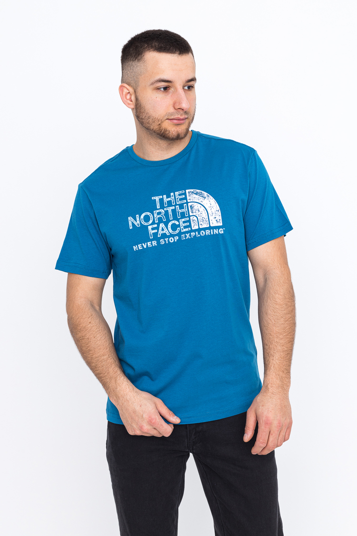 navy north face t shirt