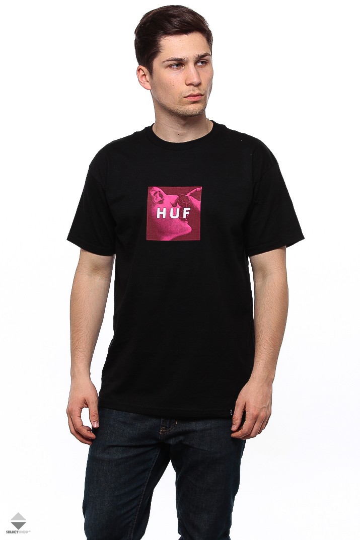 HUF Cherry Box Logo T-shirt Black TS00337-BLK