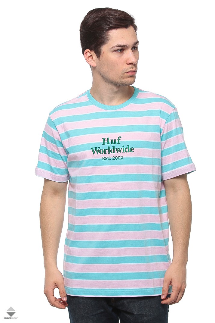 huf pink t shirt