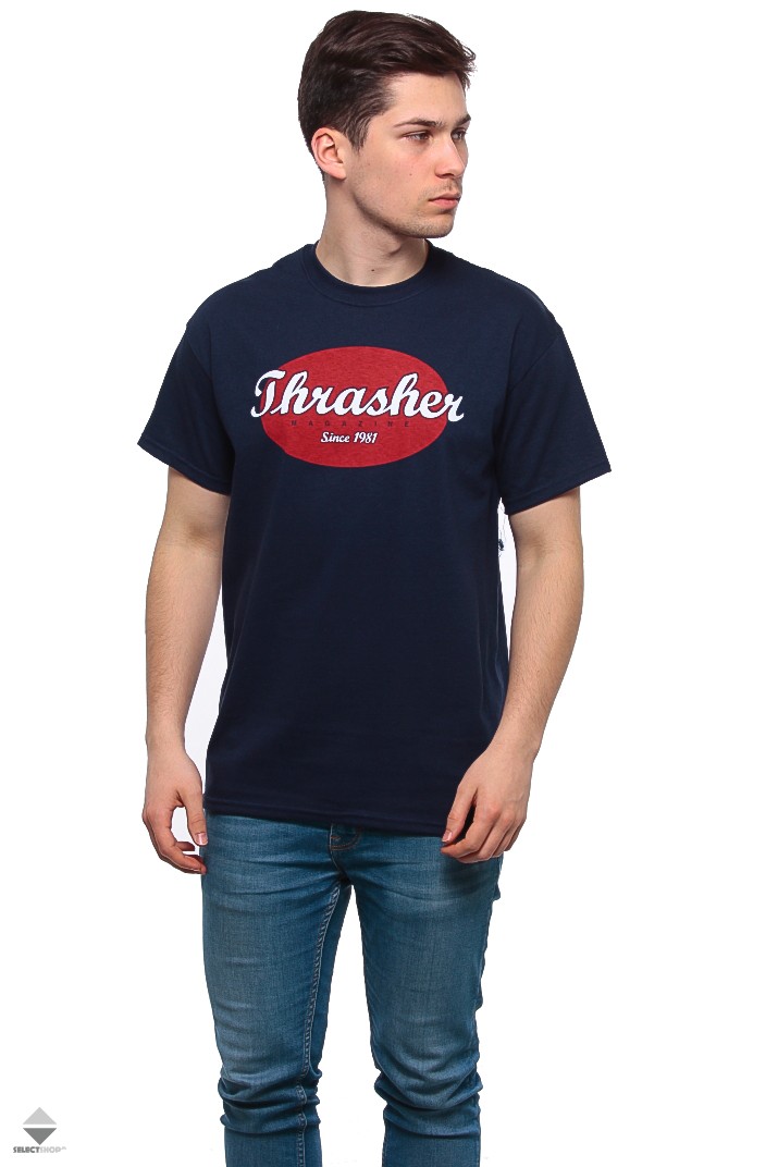 thrasher oval tee