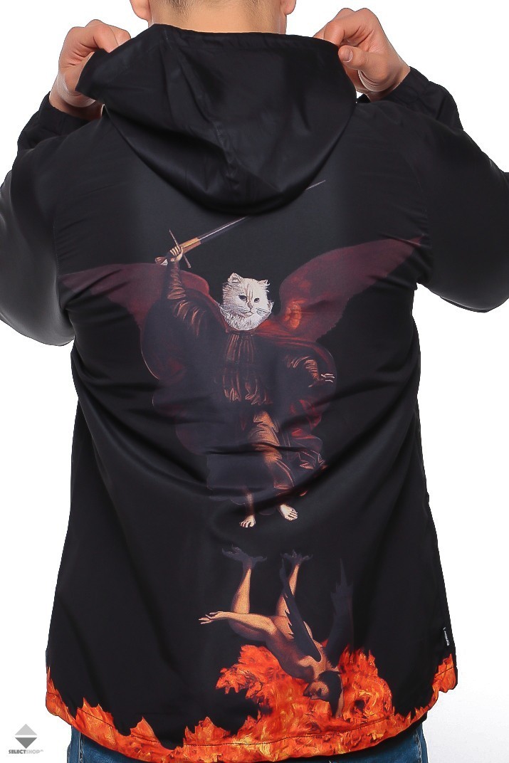 hell pit hooded coach jacket