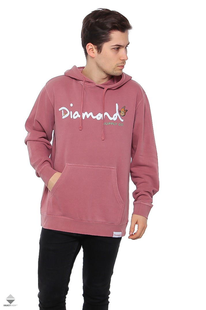 diamond supply og script hoodie