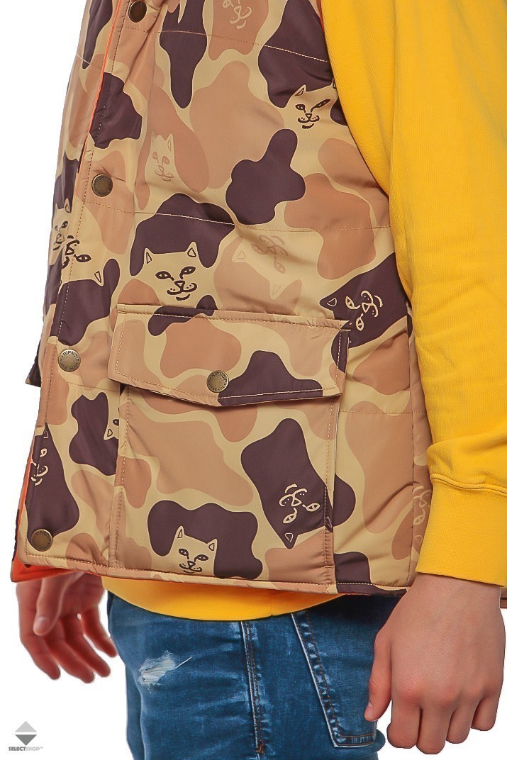 camouflage vest jacket