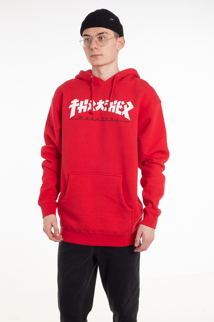 thrasher godzilla pullover