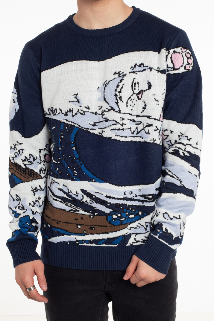 great wave sweater