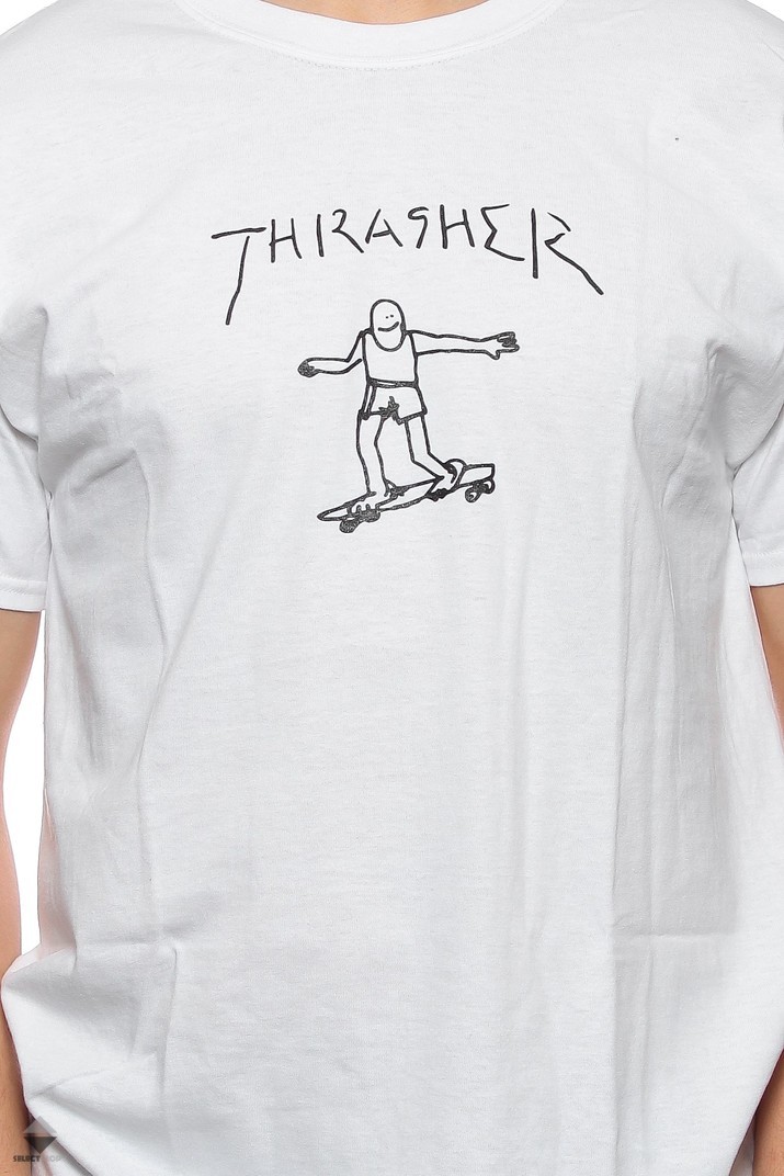 Koszulka T-shirt Thrasher Gonz White