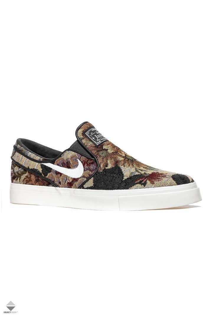 Nike SB Zoom Stefan Janoski Slip Canvas Premium Sneakers 902365-914  Multicolor White Ivory