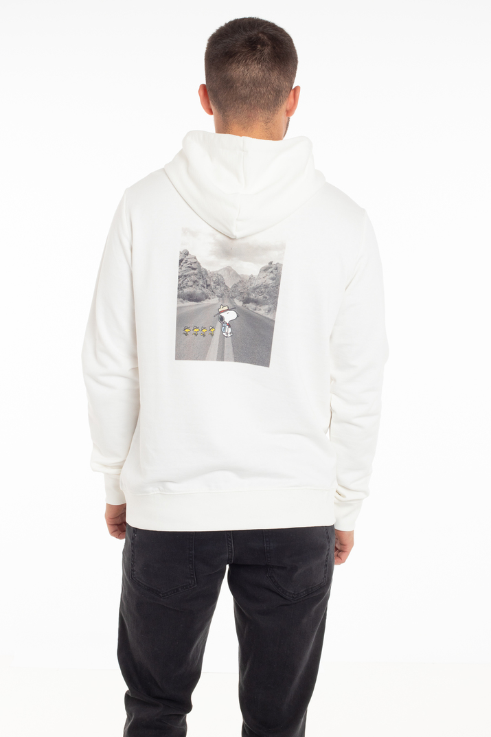 element white hoodie