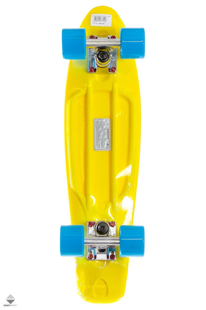 Cruiser Fish Skateboards Classic Yelow Silver Blue