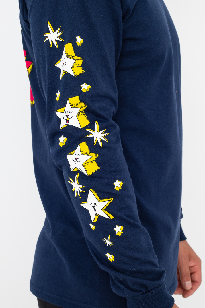 Ripndip Star Gazer L S T Shirt Navy S Tシャツ Tシャツ カットソー 色 サイズを選択 Navy Www Angare Com