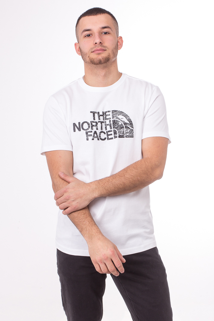 The North Face Woodcut Dome T-shirt White