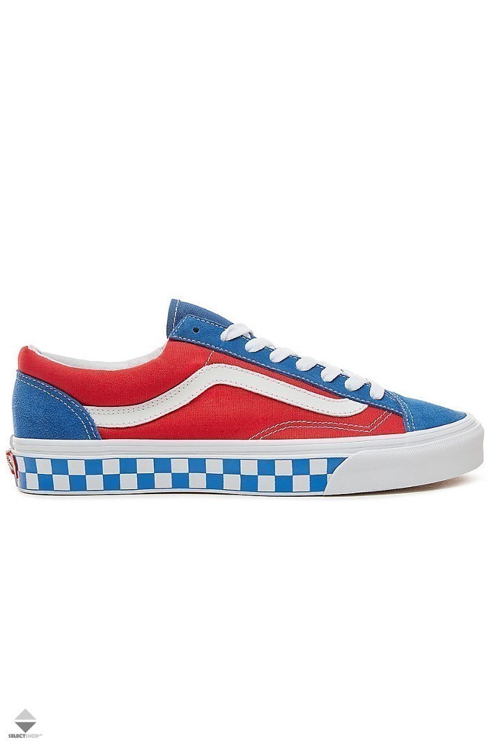 vans style 36 red checkerboard