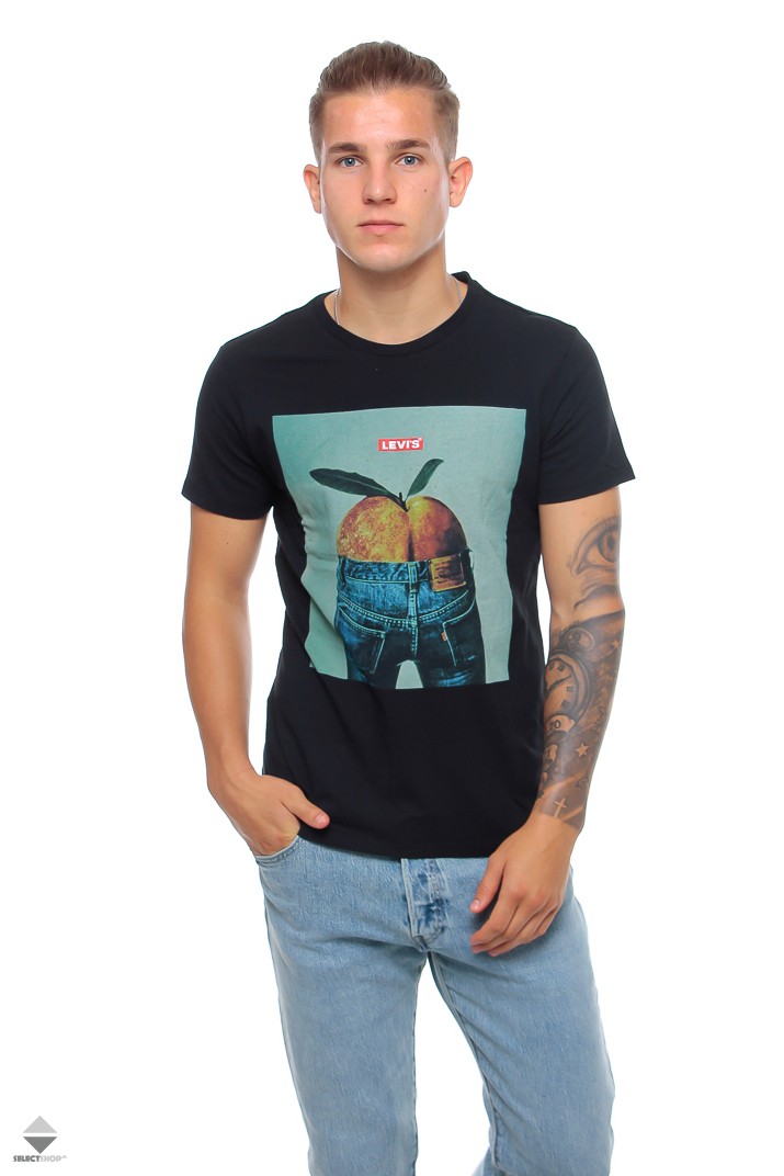 Levis Skateboarding Peach Photo T-shirt Black 22491-0601
