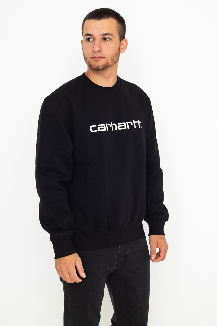 carhartt black crew neck sweatshirt