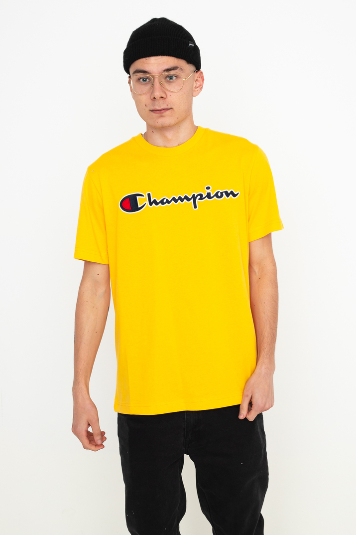 champion t shirt yellow