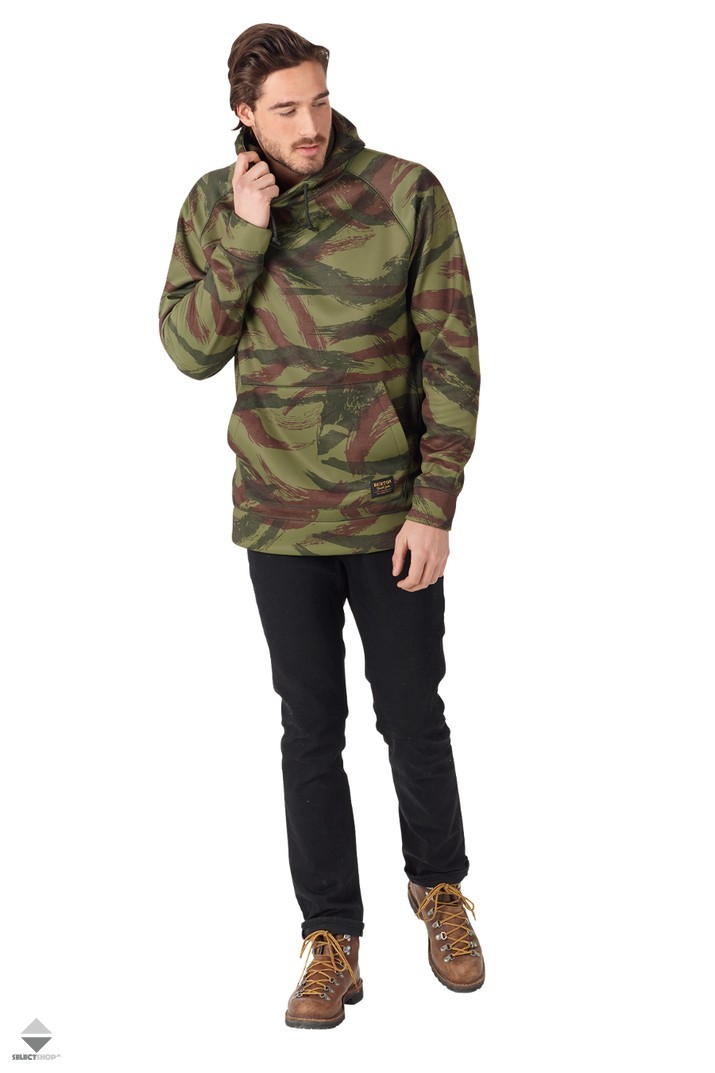 burton camo hoodie