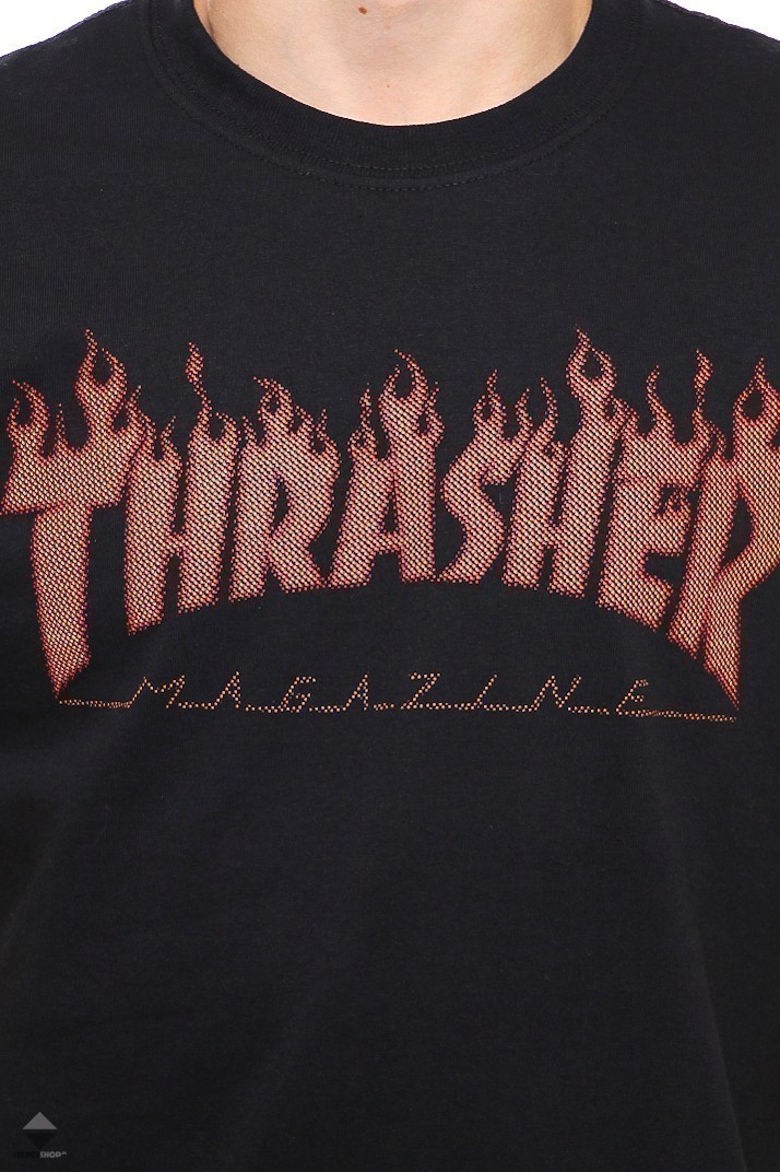 thrasher flame halftone