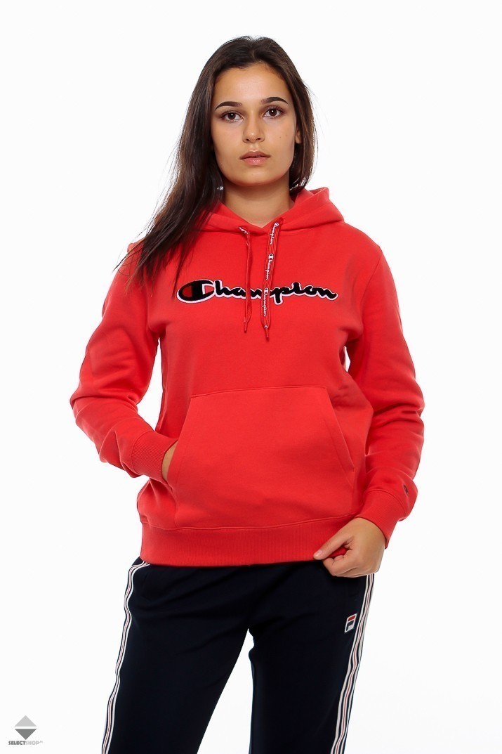Champion Hooded Women's Hoodie Red 