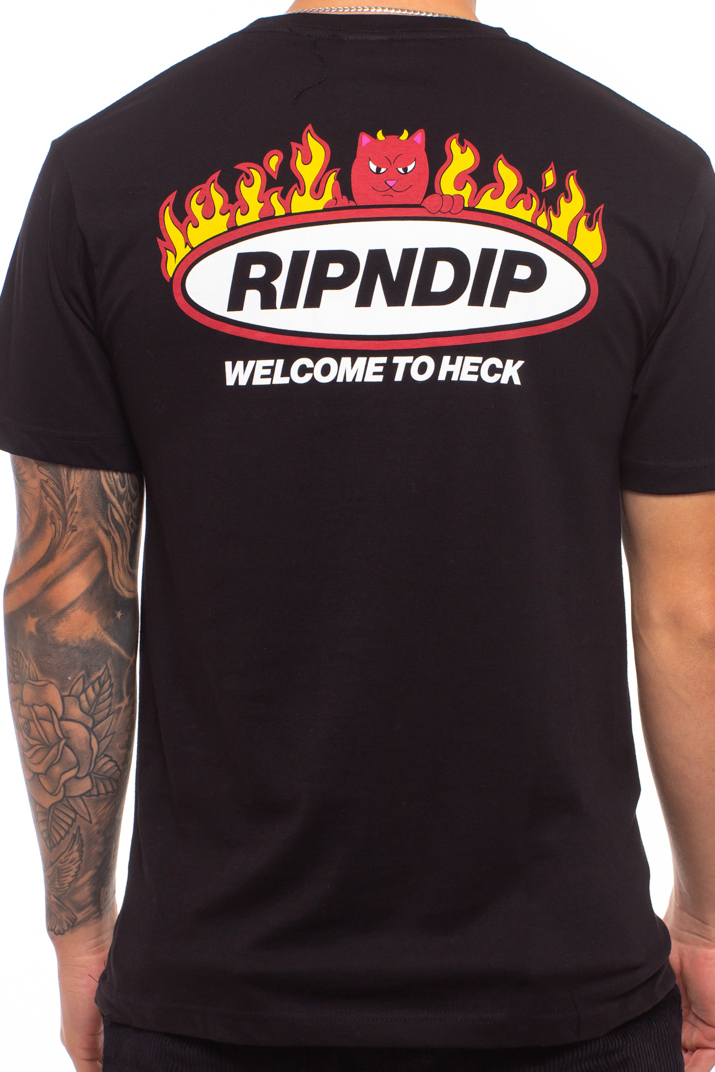 Ripndip Welcome To Heck T-shirt RND3966 Black