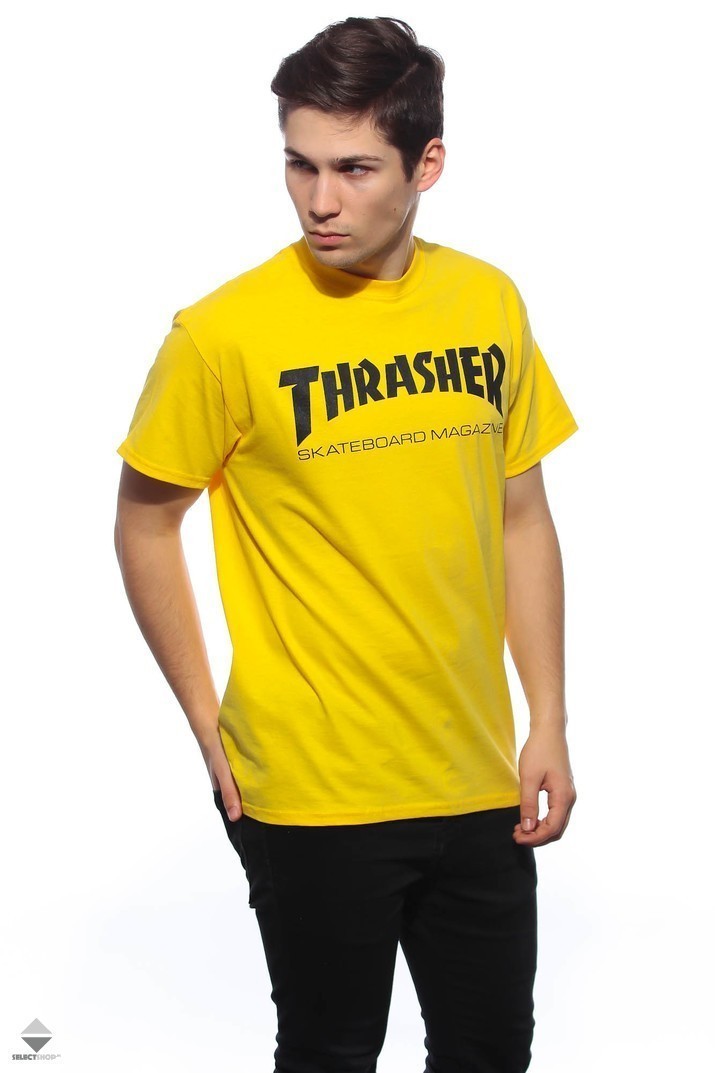 yellow thrasher tee