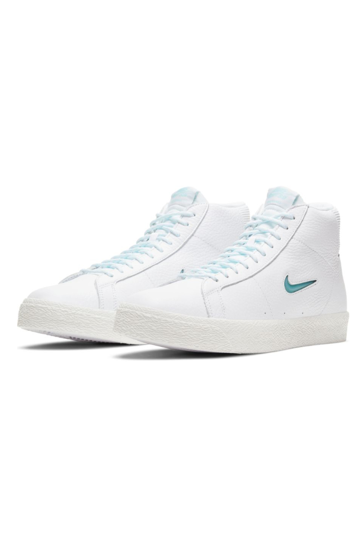 Nike Zoom Blazer Mid Premium Sneakers White Glacier Ice CU5283-100