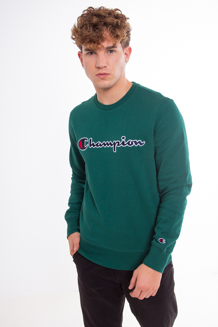 champion side script crewneck