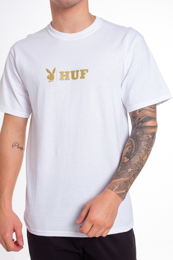 Koszulka T Shirt Huf X Playboy Classic H White Ts