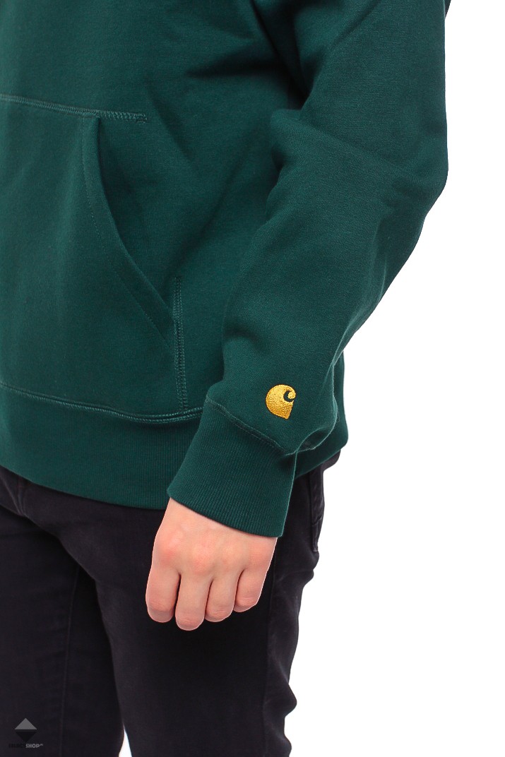 carhartt chase moletom com capuz bottle green