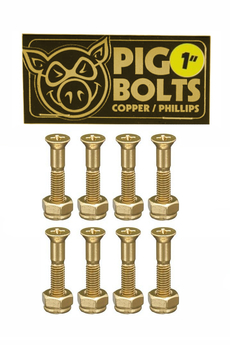 Pig Gold Phillips Bolts 1"