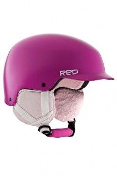 Red Defy Womens Snowboard Helmet