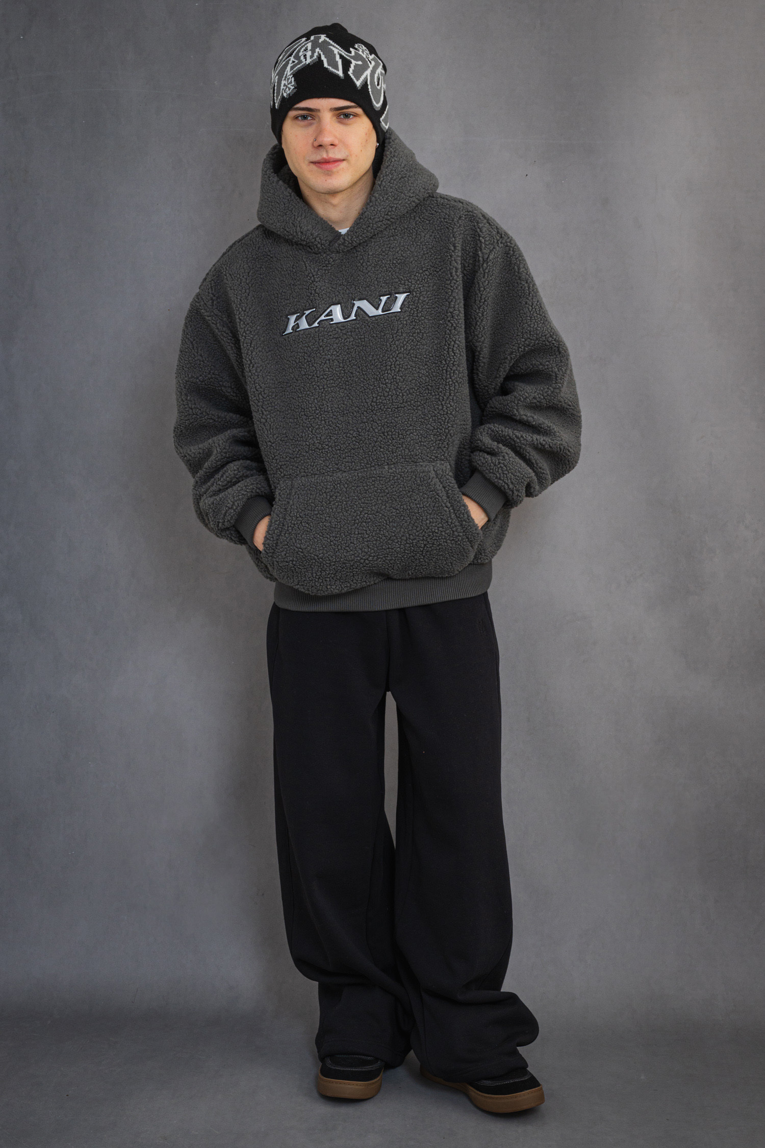 Kurtka zimowa Karl Kani Silver Teddy